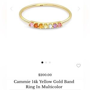 Kendra Scoot 14k Yellow Gold Cammie Ring